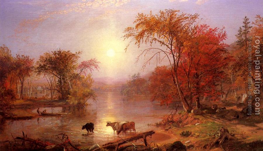 Albert Bierstadt : Indian Summer Hudson River